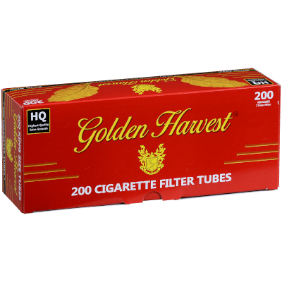 Golden Harvest Red King Size Cigarette FilterTubes 200Ct. Carton
