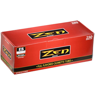Zen Cigarette Filter Tubes King Size Full Flavor 250 Ct. Box