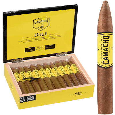 Camacho Criollo Cigar Figurado 20 Ct. Box 6.13"X54