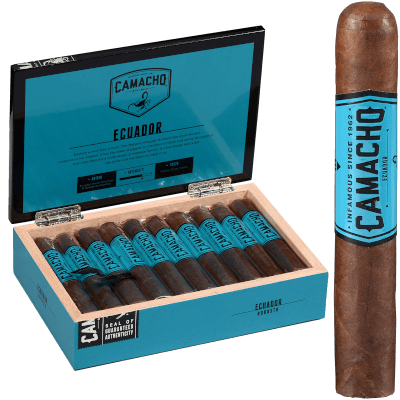 Camacho Ecuador Cigar Robusto 20 Ct. Box 5"X50