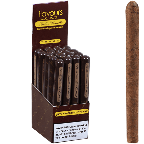 CAO Cigars Flavours Bella Vanilla Tubo 20 Ct. Box 4.75X30
