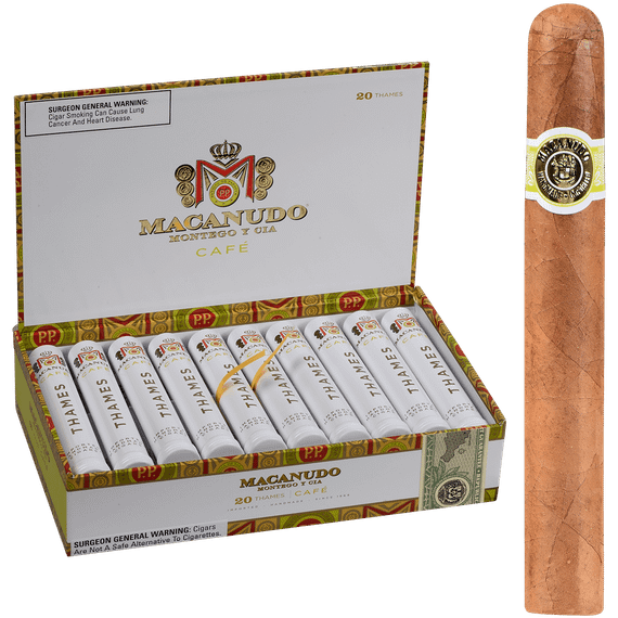 Macanudo Cigars Cafe Thames Tubos 20 Ct. Box 6.00X50