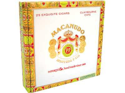 Macanudo Cigars Cafe Claybourne 25 Ct. Box 6.00X31