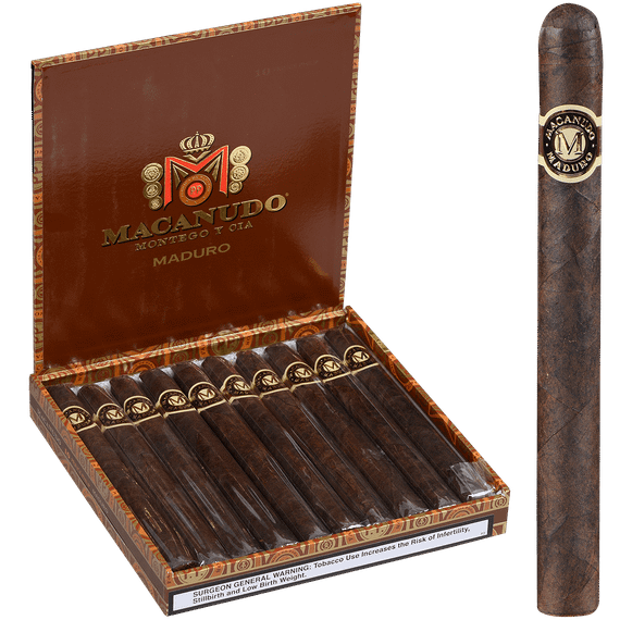 Macanudo Cigars Maduro Prince Philip 10 Ct. Box 7.50X49