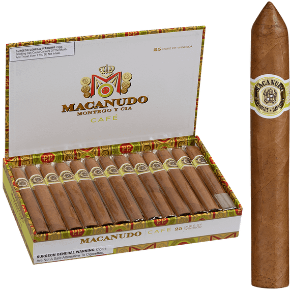 Macanudo Cigars Cafe Duke Of Windsor 25 Ct. Box 6.00X50