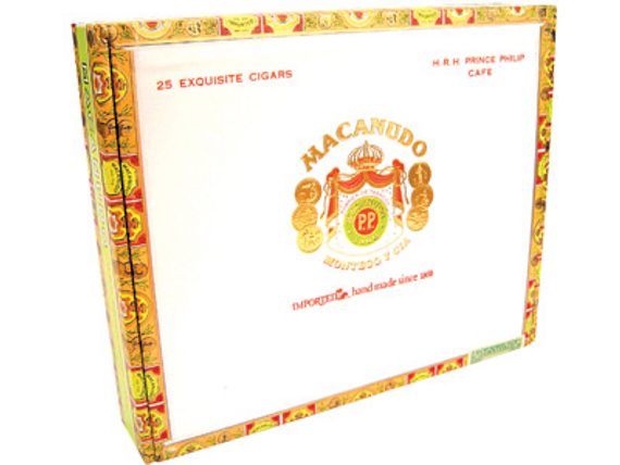 Macanudo Cigars Cafe Prince Philip 25 Ct. Box 7.50X49