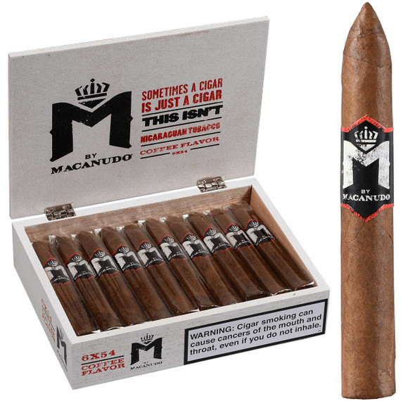 Macanudo Cigars M By Macanudo Belicoso 20 Ct. Box 6.00x54