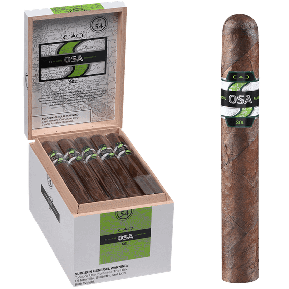 CAO Cigars Osa Sol Lot 54 25 Ct. Box 6.00X54