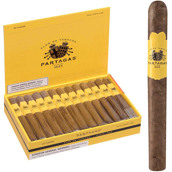 Partagas Cigars Robusto 25 Ct. Box 4.50X49