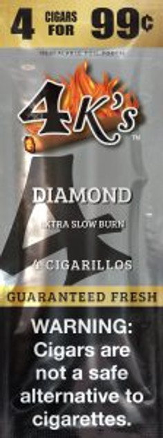 4 Kings Cigars Diamond 15 Pouches of 4