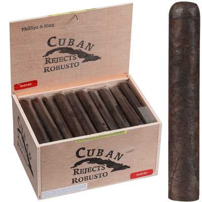Cuban Rejects Cigars Robusto Maduro 50 Ct. Box