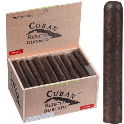 Cuban Rejects Cigars Robusto Maduro 50 Ct. Box
