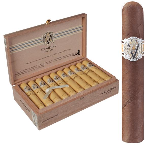 AVO Cigars Classic Robusto Tubos 20 Ct. Box 5.00X50
