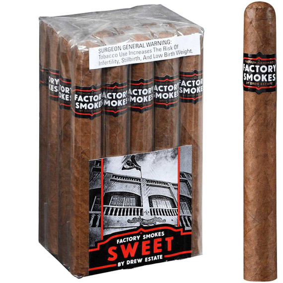 Factory Smokes Cigars Sweets Churchill 20 Ct. Bundle 7.00x52