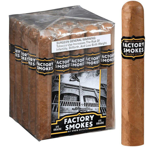 Factory Smokes Cigars Shade Gordito 25 Ct. Bundle 6.00x60