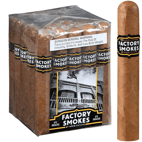 Factory Smokes Cigars Shade Gordito 25 Ct. Bundle 6.00x60