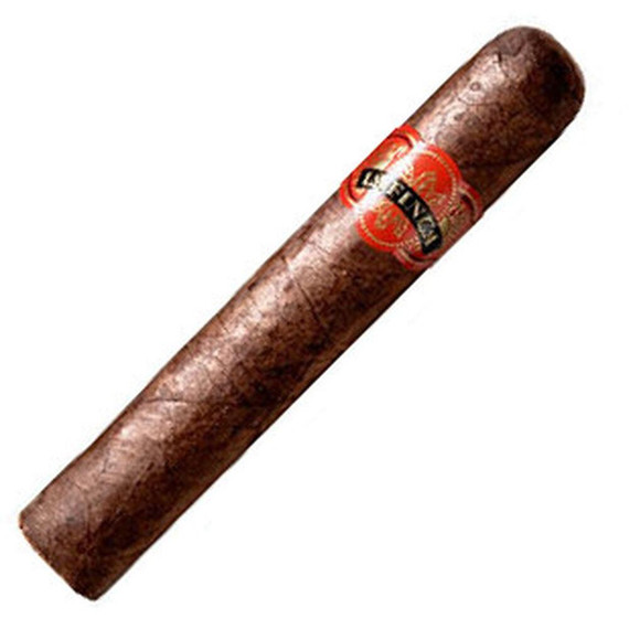 La Finca Fifty Four Robusto Cigars 20Ct.Bundle, a single cigars with a brown wrapper and a red and gold band.