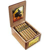 Drew Estate ACID Cigars by Drew Estate Cold Infusion 24Ct. Box, open wooden box with 24 cigars neatly arranged inside.