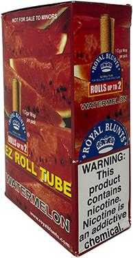 Royal Blunts EZ Roll Wraps Tubes Watermelon 25Ct