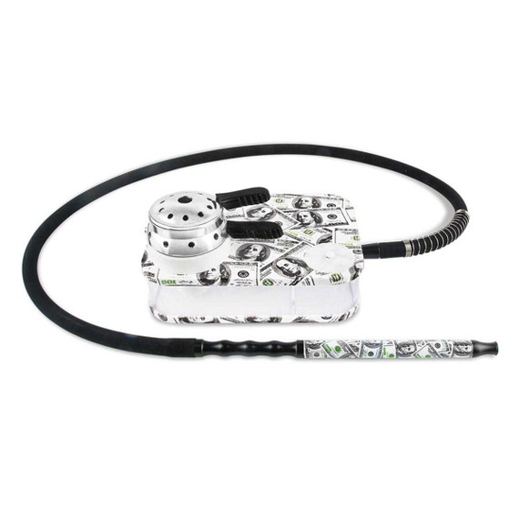 RIP Boxx Acrylic Tabletop Hookah w/ LED Ballerz