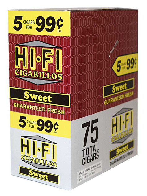 Hi-Fi Cigarillos 15/5Ct