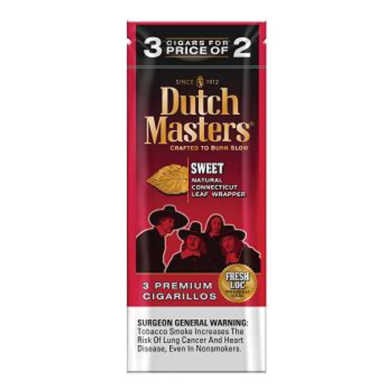 Dutch Masters Cigarillos Sweet Foil 20 Pouches of 3