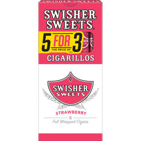 Swisher Sweets Cigarillo Strawberry Pack 5FOR3