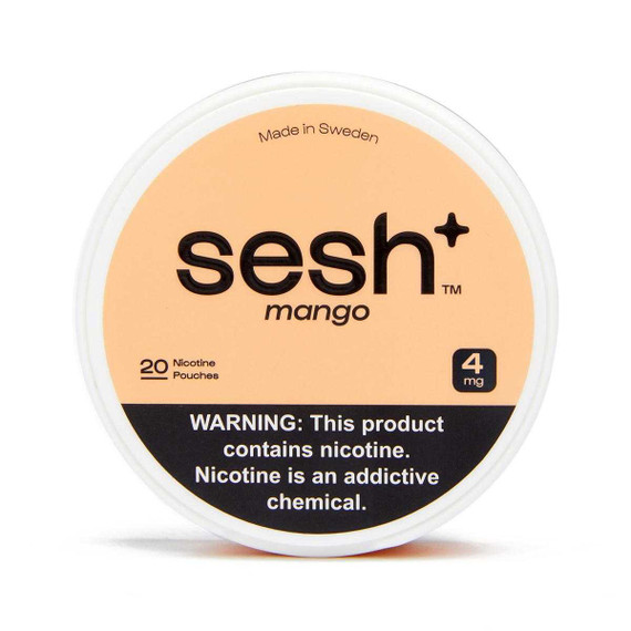 Sesh Tobacco Free Nicotine Pouch Mango 4mg 1/5 Ct Roll