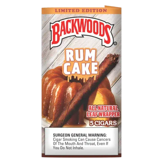 Backwoods Rum Cake Limited Edition Cigars 8/5Ct