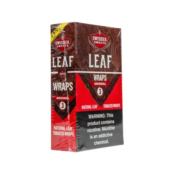 Swisher Sweets Leaf Wraps 10 Packs of 3