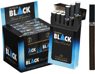 Djarum Filtered Clove Cigars Ultra Menthol 10/12 Pacls
