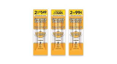 Swisher Sweets Cigarillos Foil Mango 30 Pouches of 2