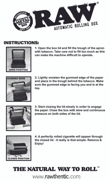 RAW Rawtomatic Rolling Box