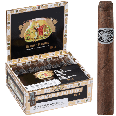 Romeo Y Julieta 1875 Reserve Maduro #4 27 Ct. Box 5.00X44