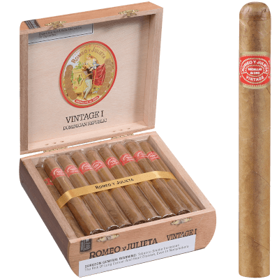 Romeo Y Julieta Vintage #1 Natural Lonsdale 25 Ct. Box 6.00X43
