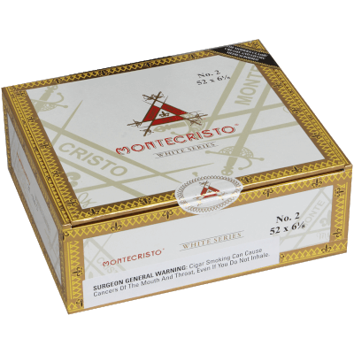 Montecristo White No. 2 Belicoso 27 Ct. Box 6.12X52