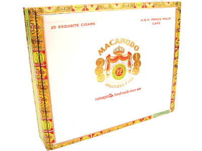 Macanudo Cafe Prince Philip Churchill 25 Ct. Box 7.50X49