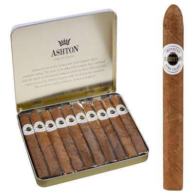 Ashton Classic  Esquire Cigarillo Natural 10/10 Tins