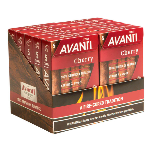 Avanti Cherry Cigar 10/5 Packs