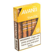 Avanti Vanilla Cigar 10/5 Packs