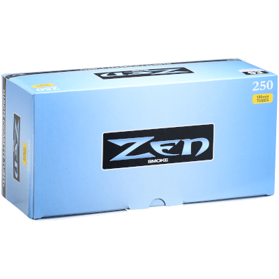 Zen Cigarette Filter Tubes 100mm White 250 Ct. Box
