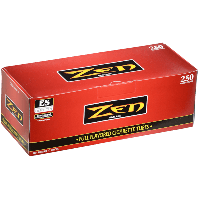 Zen Cigarette Filter Tubes King Size Full Flavor 250 Ct. Box