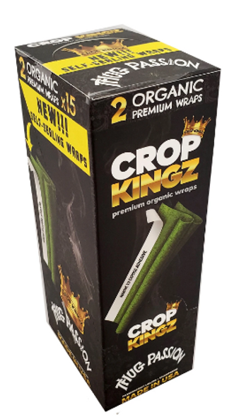 Crop Kingz Premium Organic Hemp Wraps Thug Passion