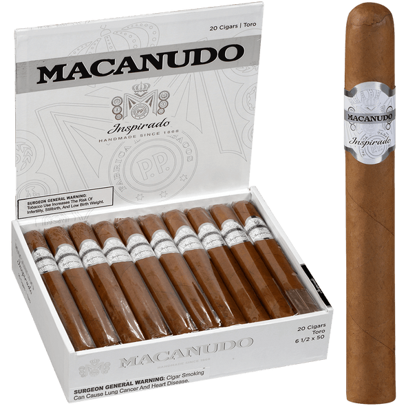 Macanudo Cigars Inspirado White Toro 20 Ct. Box 6.50X50
