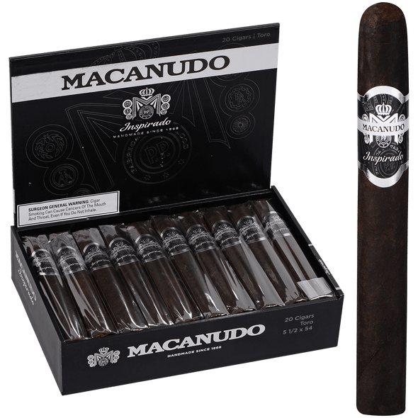 Macanudo Cigars Inspirado Black Toro 20 Ct. Box 5.50X54
