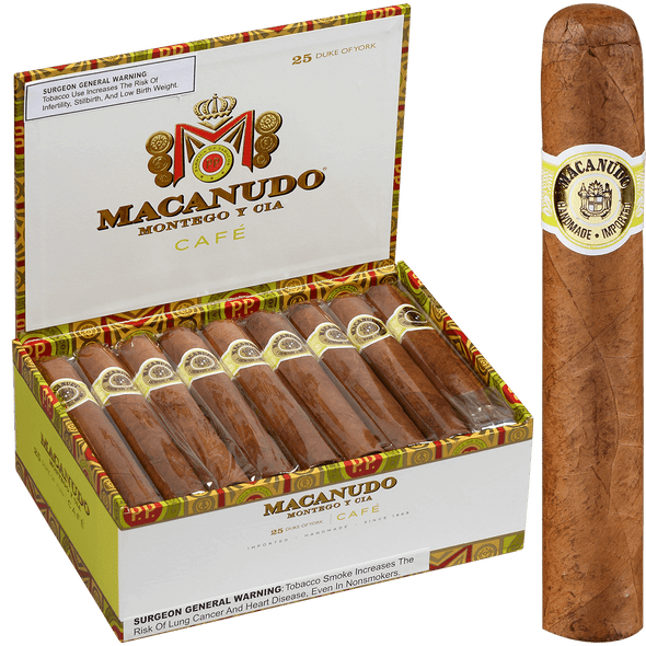 Macanudo Cigars Cafe Duke Of York 25 Ct. Box 5.25X54