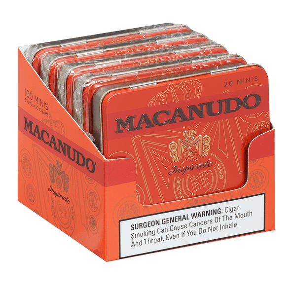 Macanudo Cigars Inspirado Orange Minis 5/20 Ct. Tins 3.00x20
