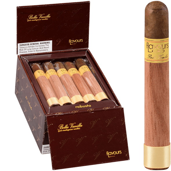 CAO Cigars Flavours Bella Vanilla Robusto 20 Ct. Box 5.00X48