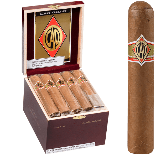 CAO Cigars Gold Label Double Robusto 20 Ct. Box 5.00X56