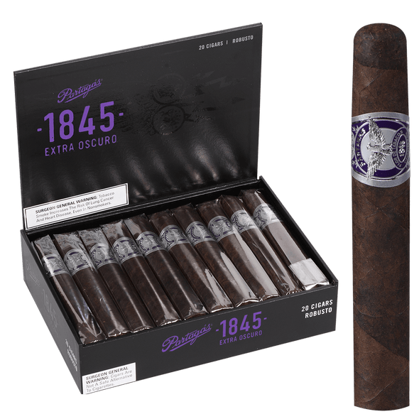 Partagas Cigars 1845 Extra Oscuro Robusto 20 Ct. Box 5.25X50